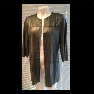 Green Italian Jacket - So Flattering!